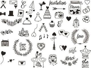 Pečat Aladine 03702 Сет за заптивање 43 Ком-Wedding - 1