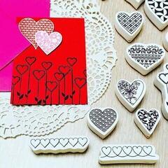 Pečat Aladine 03720 Сет за заптивање 35 Ком-Срца - 2