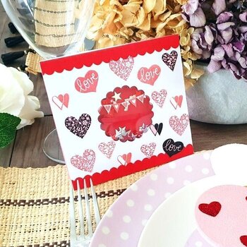 Печат Aladine 03720 Комплект за уплътняване 35 бр.-Сърца - 8