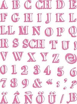 Pečat Aladine 03727 Сет за заптивање 54 Ком-Абецеда И Бројеви - 2