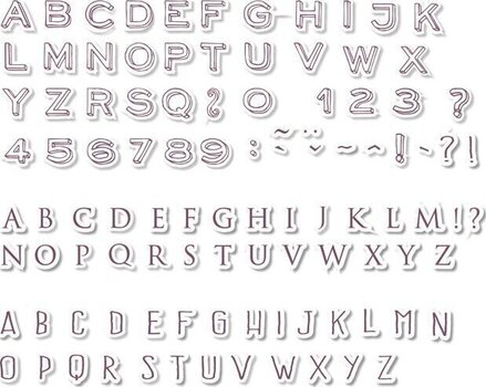 Pečat Aladine 03733 Сет за заптивање 103 Ком-Три Азбуке - 2