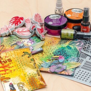 Razítko Aladine 03744 Sada razítek 29 ks-Tropické listy - 5