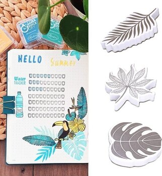 Razítko Aladine 03744 Sada razítek 29 ks-Tropické listy - 7