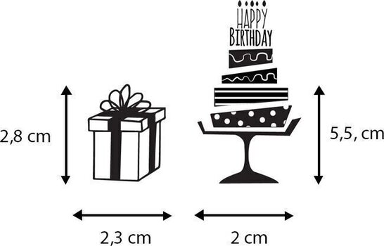 Печат Aladine 03745 Комплект за уплътняване 35 бр.-Рожден ден - 4