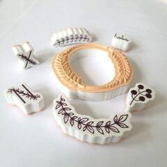 Pečat Aladine 03751 Сет за заптивање 39 Ком-Цветна Абецеда И Венци - 4