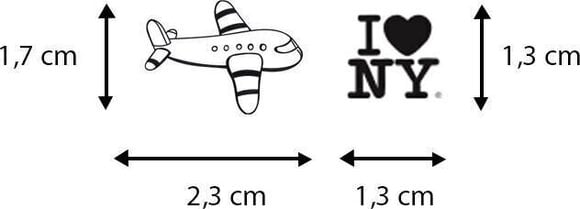 Печат Aladine Stampo Комплект за уплътняване 81 бр.-Пътуване - 3