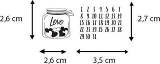 Печат Aladine Stampo Комплект за уплътняване 25 бр.-Календар - 3
