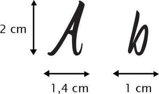 Pečat Aladine Stampo Сет за заптивање 62 Ком.-Курзивна Абецеда - 1