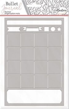 Šablona Aladine 03967 Šablona 19 x 13 cm Kalendář - 2