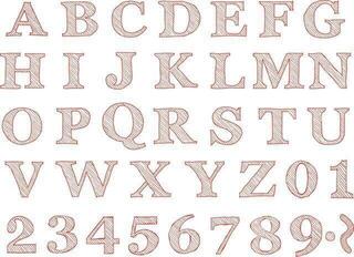 Ștampila pentru copii Aladine Stampo Set de sigilare 38-Marina Alphabet - 1