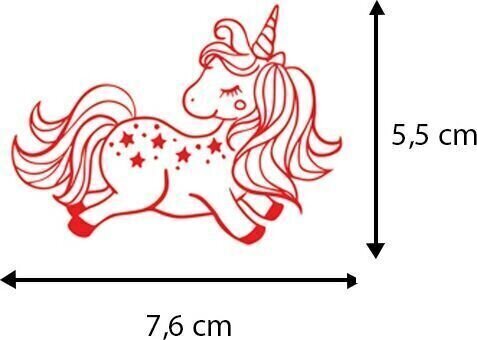 Francobollo per bambini Aladine Stampo Set di sigillatura 14-Unicorni magici - 4