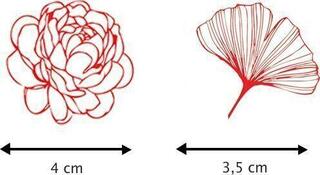 Ștampila pentru copii Aladine Stampo Set de sigilare 19-Flori Și Frunze - 3
