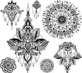 Печат Aladine Stampo Комплект за уплътняване 7 бр.-Йога - 1