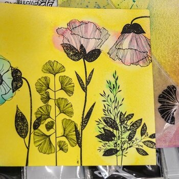 Печат Aladine Stampo Комплект за уплътняване 8 бр.-Букет - 4