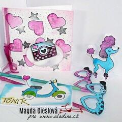 Печат Aladine Stampo Комплект за уплътняване 8-Парти за момичета - 6