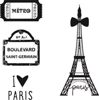 Штамп Aladine Stampo Комплект ущільнень Париж-4 Шт. - 2