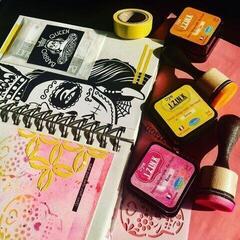 Печат Aladine Izink Подложка за печат Yellow - 7