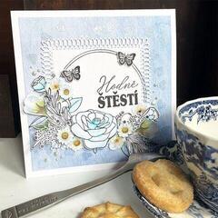 Pečat Aladine 55036 Сет за заптивање 25 Ком-Цвеће И Честитке - 2