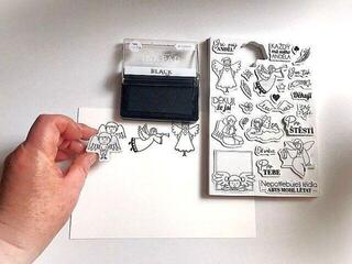 Pečat Aladine Stampo Art Сет за заптивање 27 Ком-Анђели - 2