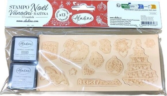 Ștampila pentru copii Aladine Stampo Noël Set de sigilare 13-Crăciunul Nordic - 6
