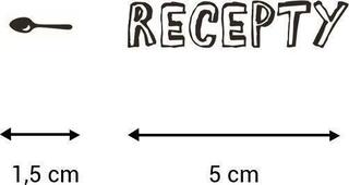 Pečat Aladine Stampo Hobby Сет за заптивање 45 Ком-Моји Рецепти - 1