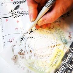 Szablon Aladine 55414 Szablon 19 x 13 cm Wieńce, miesiące i dni - 6