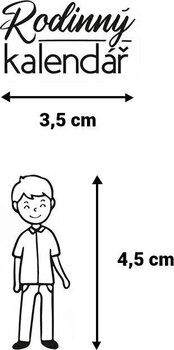 Pečat Aladine Stampo Сет за заптивање 67 Ком-Породични Календар - 2