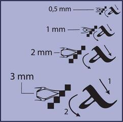Kalligrafisches Hilfsmittel Aladine 80311 Kalligrafische Feder Lateinische Kalligraphie 4 Stück - 1