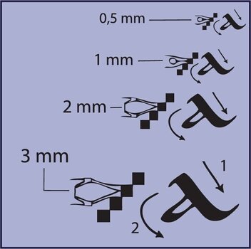 Kaligrafska pomoć Aladine 80311 Kaligrafsko pero Latinska kaligrafija 4 kom - 2