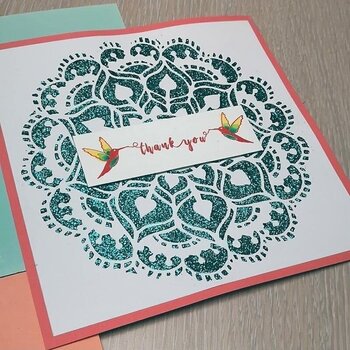 Șablon Aladine Deco Șablon 15 x 15 cm Mandala Din Dantelă - 2