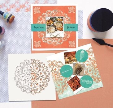 Șablon Aladine Deco Șablon 15 x 15 cm Mandala Din Dantelă - 5