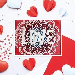 Szablon Aladine Deco Szablon 15 x 15 cm Koronkowa mandala - 5