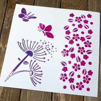 Šablon Aladine Deco Шаблон 15 x 15 cm Букет - 3