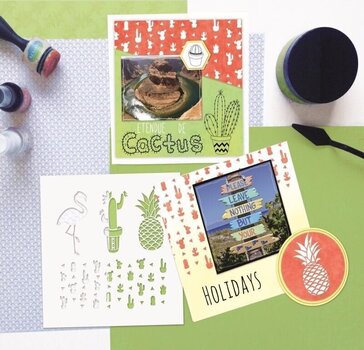 Šablon Aladine Deco Шаблон 15 x 15 cm Кактус - 2