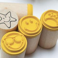 Печат Aladine Stampo Bocal Комплект за уплътняване 14 бр.-Усмивки - 2