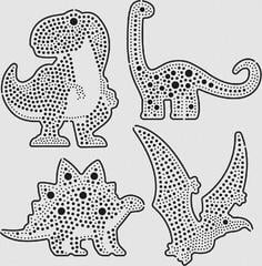 Dot Work Aladine 85479 Комплет За Тачке Диносауруси - 1