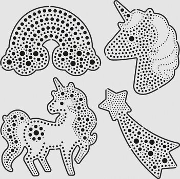 Dot Work Aladine 85482 Sada na tečkování Jednorožci - 2