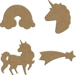 Dot Work Aladine 85482 Комплет За Тачке Unicorns - 2