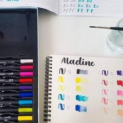 Flomasteris Aladine Izink Duo 10 Colors - 5