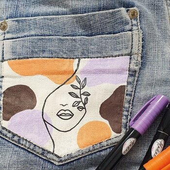 Flomaster Aladine Izink Set markera za tekstil 12 kom - 4