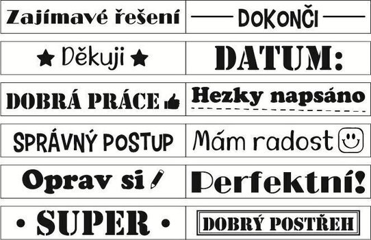 Печат Aladine 55059 Валяк за щампи Печат за оценка - 2