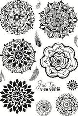 Štampiljka Aladine Stampo Art Komplet tesnil 14 Kosov-Mandale - 1