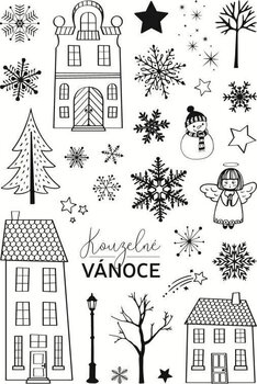 Ștampila pentru copii Aladine Stampo Art Set de sigilare 29 Bucăți-Case Magice - 2