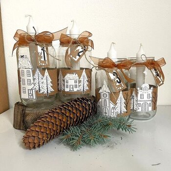 Ștampila pentru copii Aladine Stampo Art Set de sigilare 29 Bucăți-Case Magice - 6