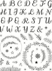 Pečat Aladine 03755 Сет за заптивање 54 Ком-Божићна Азбука - 1