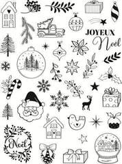 Ștampila pentru copii Aladine 03756 Set de sigilare 39 Bucăți-Crăciun Fericit - 1