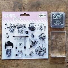 Pečat Aladine Stampo Clear Сет Печата Japan 15 kom - 3