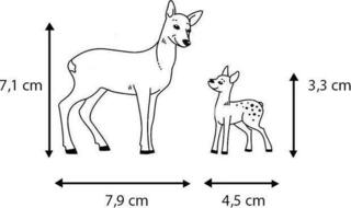 Печат Aladine Stampo Minos Комплект за уплътняване 28 бр.-Горски животни - 2