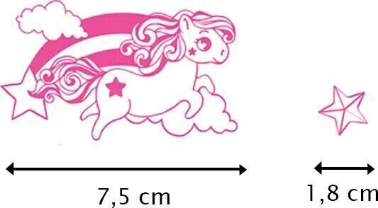 Pečat Aladine Stampo Minos Сет за заптивање 18 Ком-Једнорози - 3