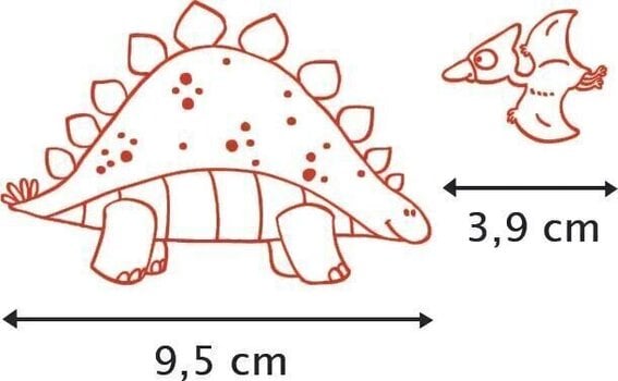 Pečat Aladine Stampo Minos Set za brtvljenje 10 kom-Dinosauri - 3
